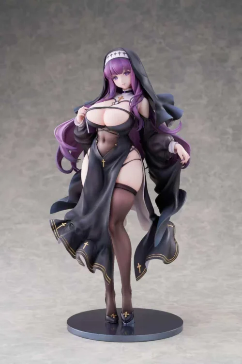 "Exclusive 1/6 scale Fern Frieren: Beyond Journey's End statue. Meticulously crafted, Fern in her serene nun outfit embodies magical elegance."