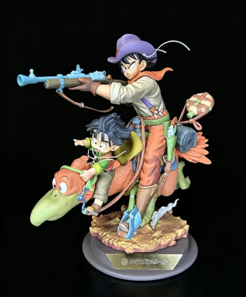Desktop & Capsule Ver. Son Goku & Son Gohan Sniper 2.0 - Dragon Ball Resin Statue - ShiGuangJiMoWan Studio - Image 1