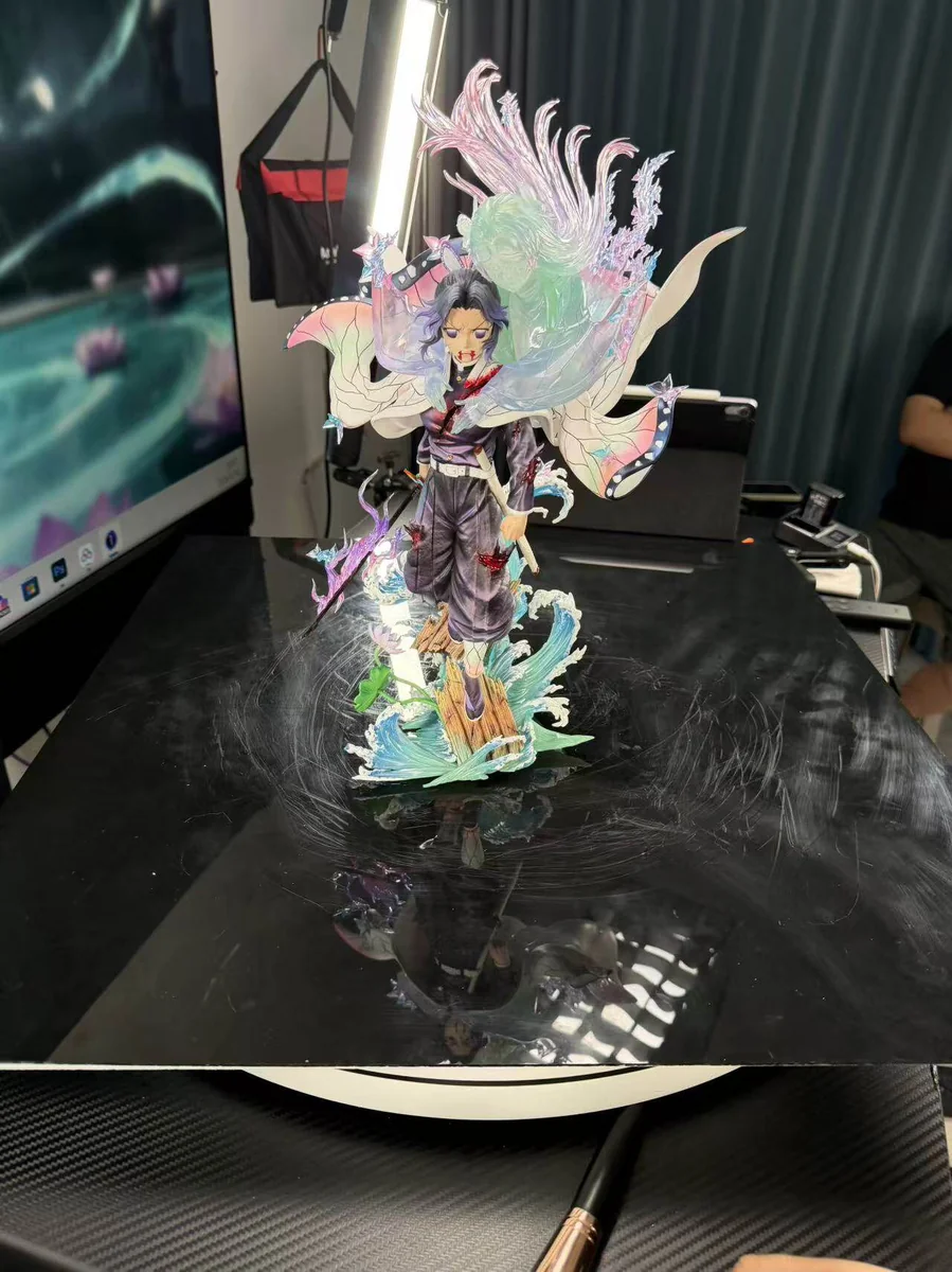 "Shinobu Kocho & Kanae Kocho core version resin statue. Emotional Demon Slayer bond, premium imported materials for this ultra-limited Shinobu Kocho."