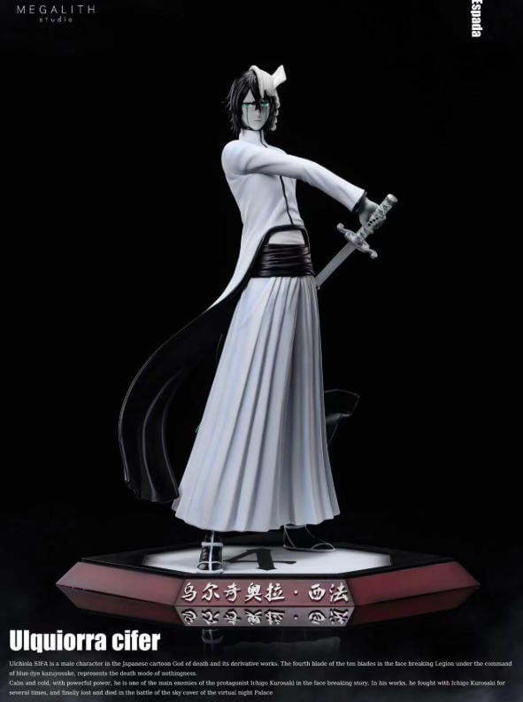 1/6 Scale Espada Series No.4 Ulquiorra Cifer - Bleach Resin Statue - Magalith Studio