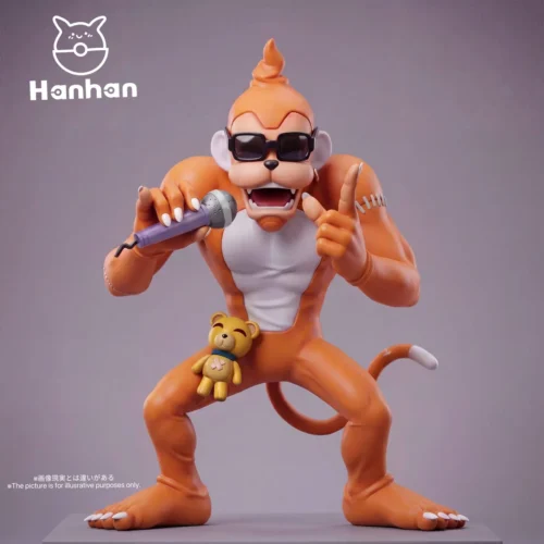 "Exclusive Digimon Wukongmon Adventure statue, a dynamic and anime-accurate collectible figure by Hanhan Studio, capturing its mischievous essence."
