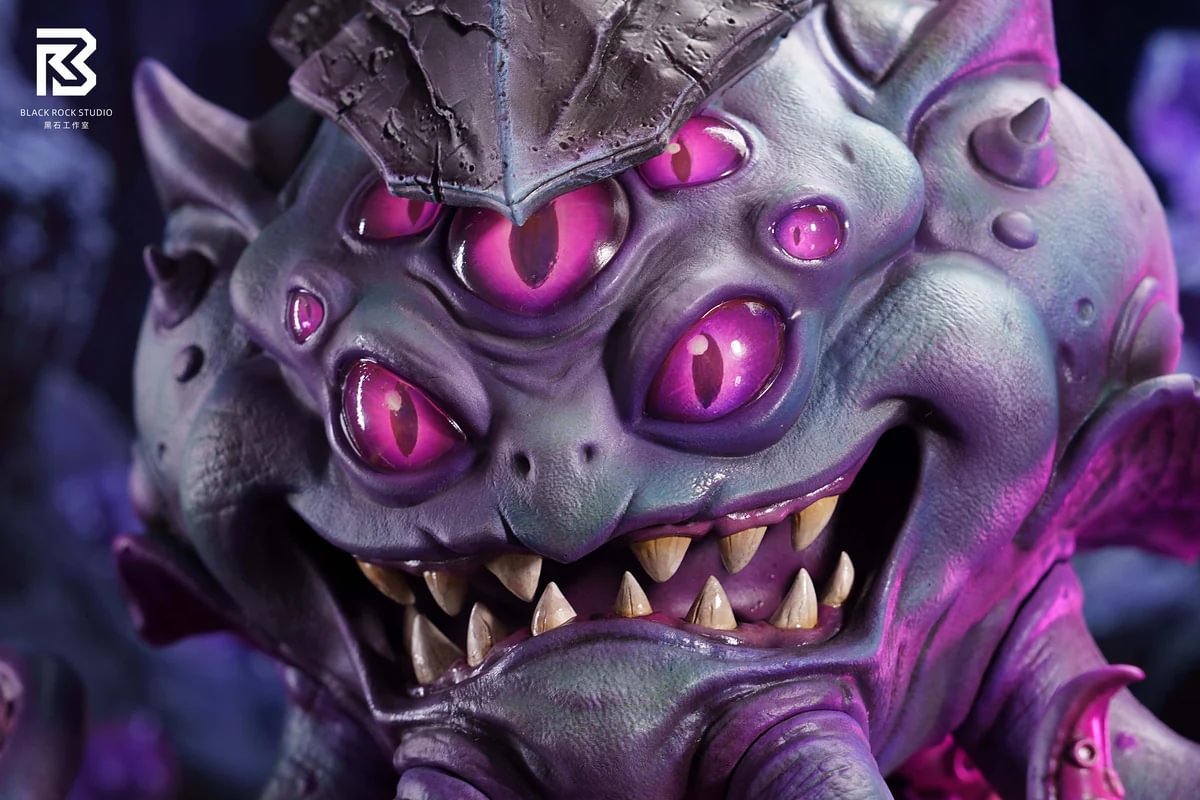 "Exclusive Q-version fantasy figures set: Gryphon, Beholder, Ogre Babies. Premium BRS Black Rock Studio collectibles with intricate sculpting."