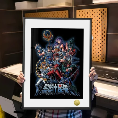 A3 & 4K Size Saint Seiya All Members Decorative Painting - Saint Seiya - HuangGua Studio - Image 1