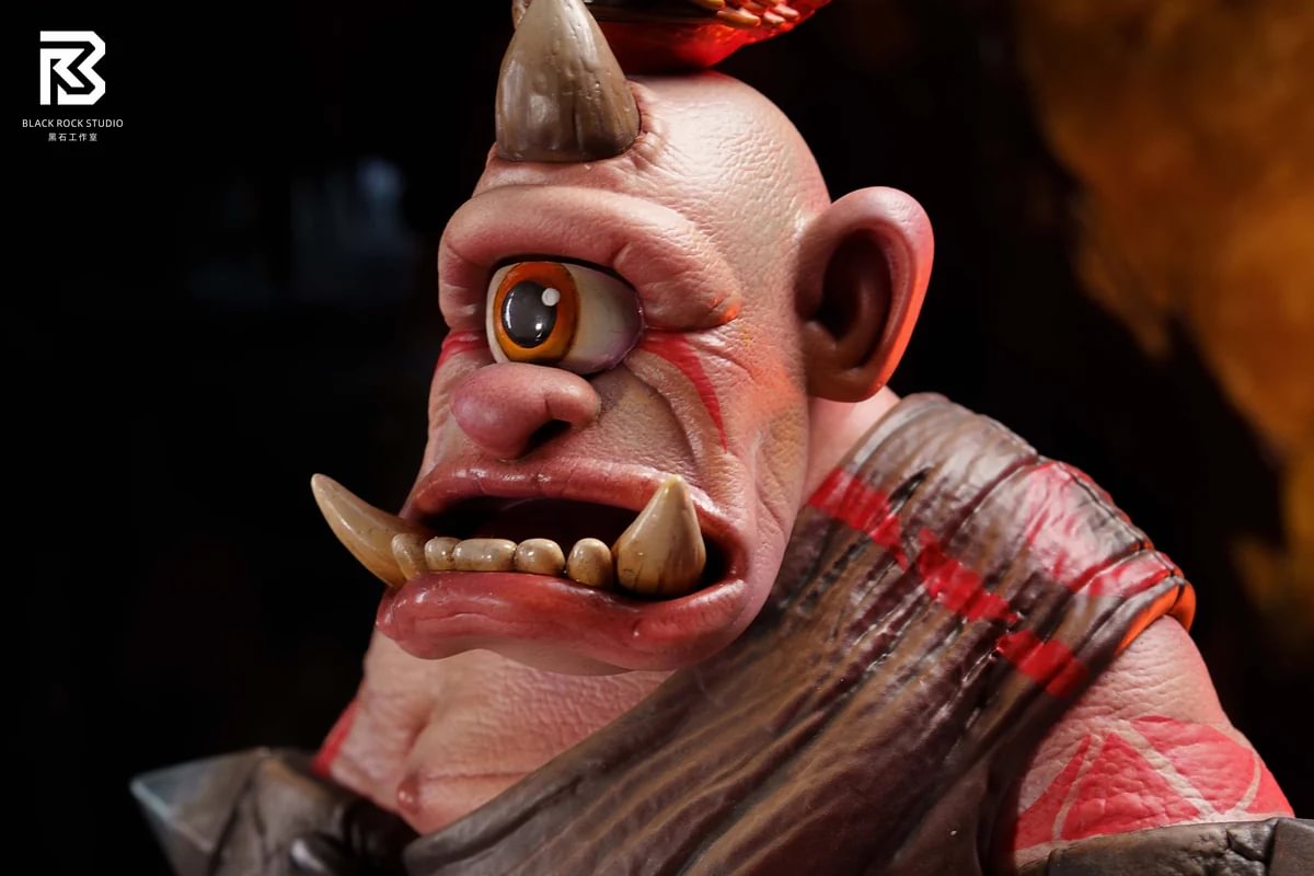 "Exclusive Q-version fantasy figures set: Gryphon, Beholder, Ogre Babies. Premium BRS Black Rock Studio collectibles with intricate sculpting."