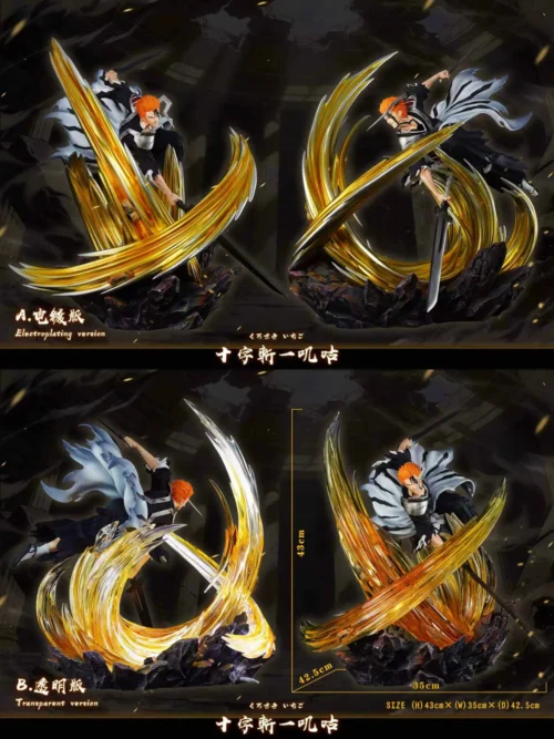 Cross-Shaped Piercer Ichigo Kurosaki - Bleach Resin Statue - HXHENG Studio