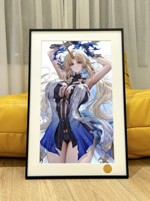 Blue Suit Cartethyia Decorative Painting - Wuthering Waves - Xingkong Studio - Image 1