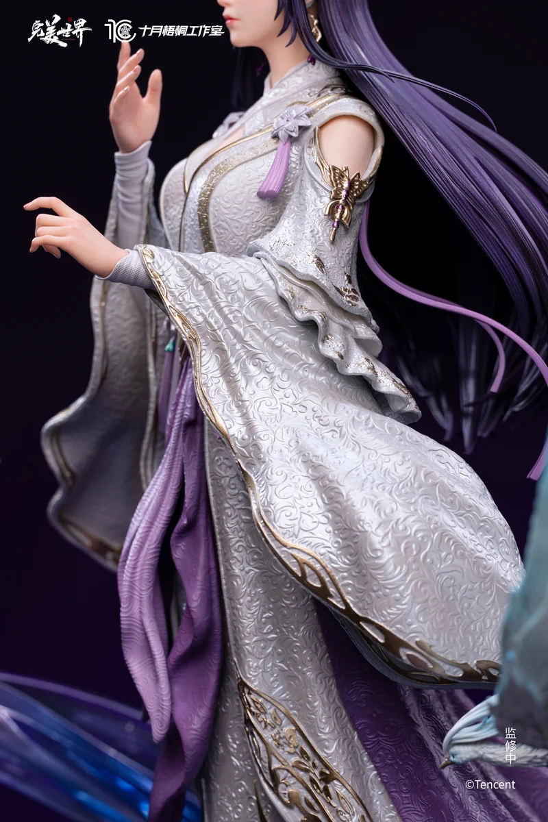 "Perfect World Yunxi 1/6 scale statue gallery. Detailed views of ethereal beauty, intricate premium polystone craftsmanship, and dual dynamic poses."