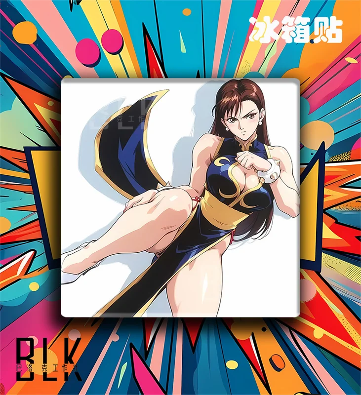 Angry Chun-Li Decorative Painting - Street Fighter - BLK Studio - Image 3