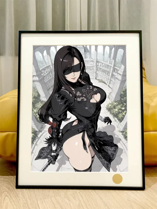 Tifa Lockhart Crossover Decorative Painting - (FF7) Final Fantasy VII NieR:Automata - Xingkong Studio - Image 1