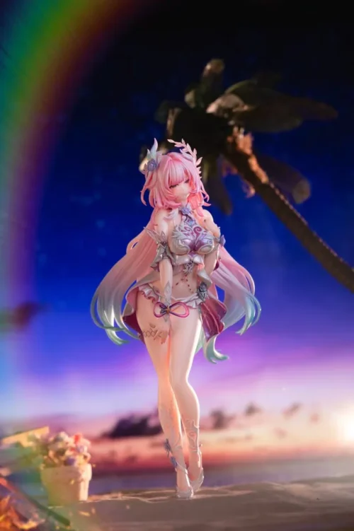 "Stunning 1/7 Honkai: Star Rail Xilian Swimsuit figure, a Limited Edition Fix Cast Studio statue featuring her dynamic pose and vibrant water effects."