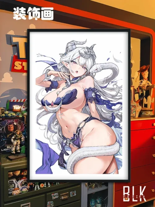 Snake Li Yang Decorative Painting - Mahjong Soul - BLK Studio - Image 1