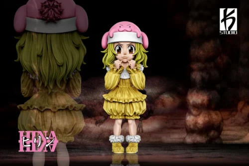 "Dynamic Hunter x Hunter Hina WCF figure by KS Studio, showcasing her playful chibi-style and determined action pose."