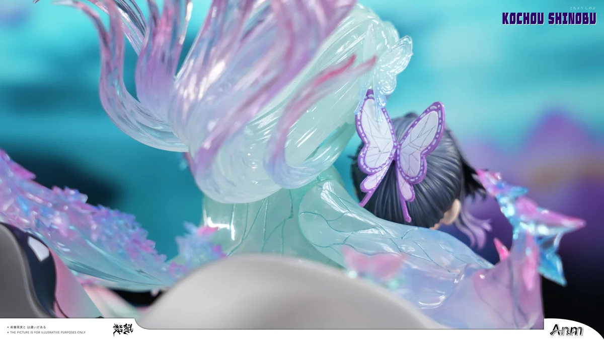 "Premium Anm Studio Shinobu Kocho & Kanae Kocho Demon Slayer figure. Dynamic poses, emotional bond, intricate details from multiple angles. Limited."