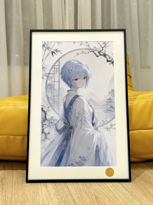 Chinese Style Ayanami Rei Decorative Painting - (EVA) Neon Genesis Evangelion - Xingkong Studio - Image 1