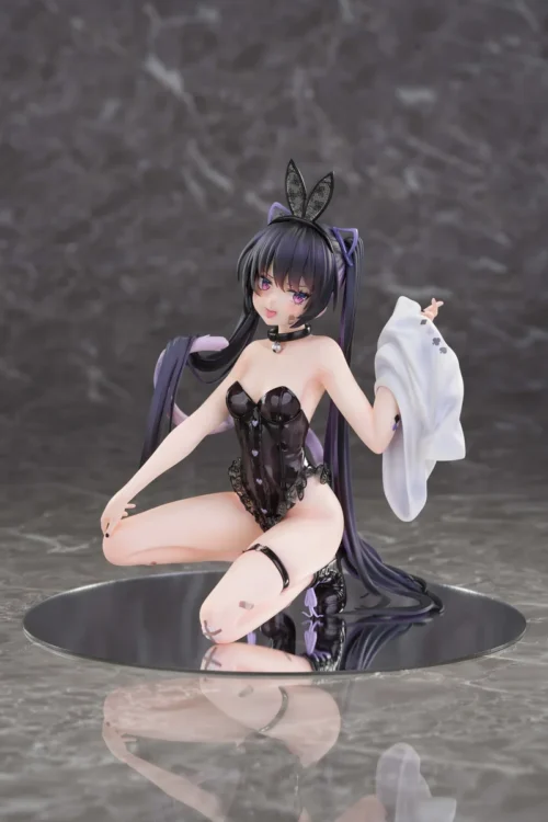 "Official Rosuuri Cheshire Cat Bunny Girl 1/6 scale figure, a premium collectible showcasing her seductive fantasy art and detailed bunny outfit."