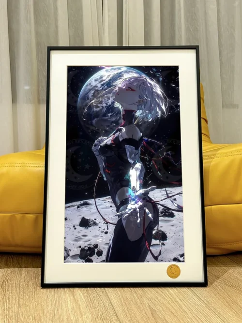 Moonwalker Lucyna Kushinada Decorative Painting - Cyberpunk: Edgerunners - Xingkong Studio - Image 1
