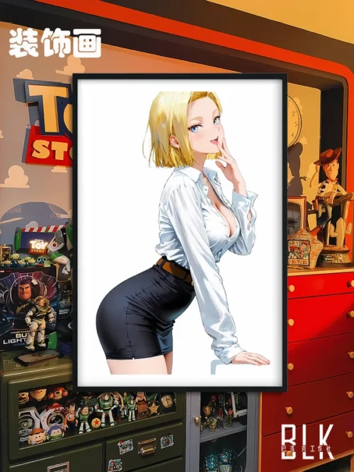 Android 18 Teacher Decorative Painting - Dragon Ball - BLK Studio - Image 1
