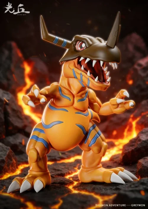 Small & Large Scale Greymon - Digimon Resin Statue - GuangQiu Studio - Image 1
