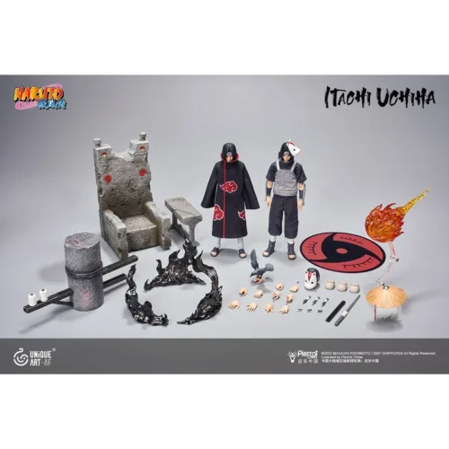 1/12 Scale Movable Uchiha Itachi - Naruto: Shippuden Official Statue - Unique Art Studios - Image 1