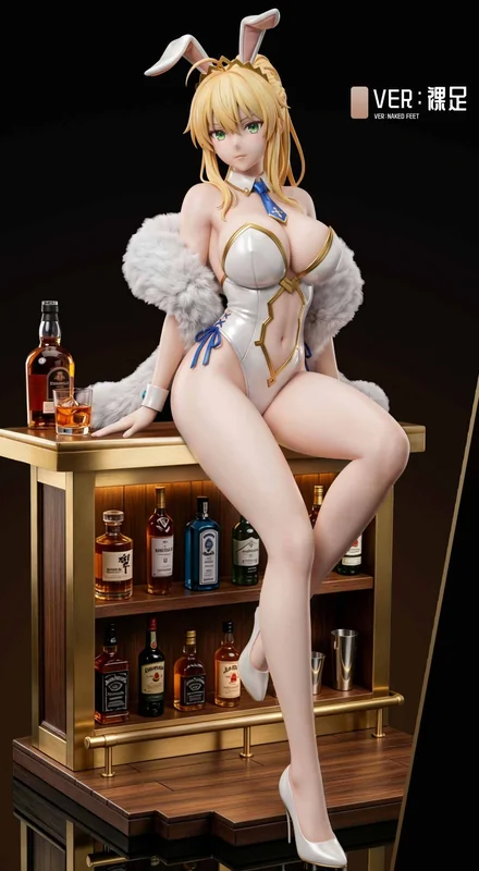 1/5 Scale Artoria Pendragon Bunny Girl with LED - Fate/Stay Night Resin Statue - sasa Studio - Image 2