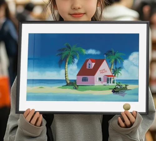 A3 & 4K Size Kame House Decorative Painting - Dragon Ball - HuangGua Studio - Image 1