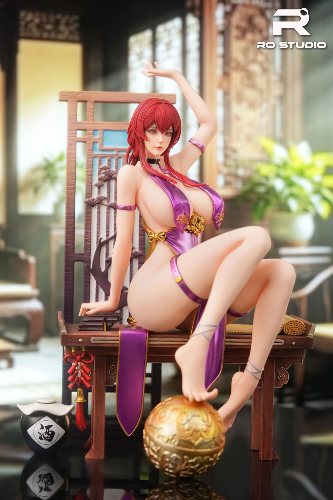1/4 Scale Chinese Style Kafka - Honkai: Star Rail Resin Statue - RO Studio - Image 7