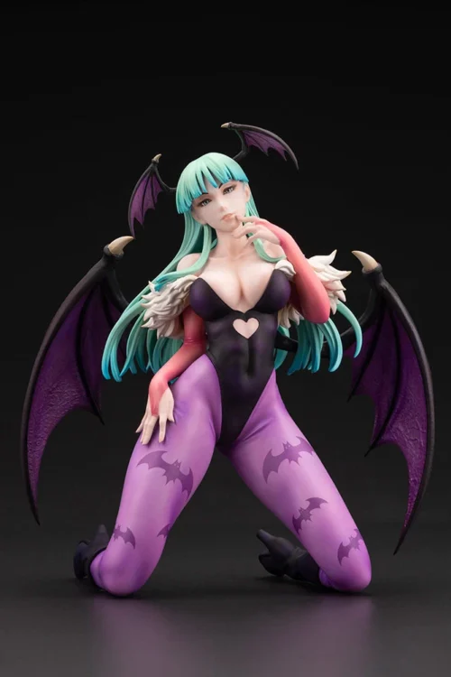 1/7 Scale PV347 Morrigan Aensland - Darkstalkers Resurrection Official Statue - Kotobukiya - Image 1