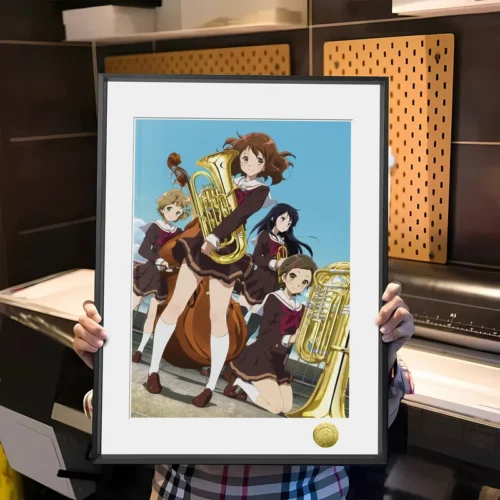 A3 & 4K Size Concert Band Group Decorative Painting - Sound! Euphonium - HuangGua Studio - Image 1