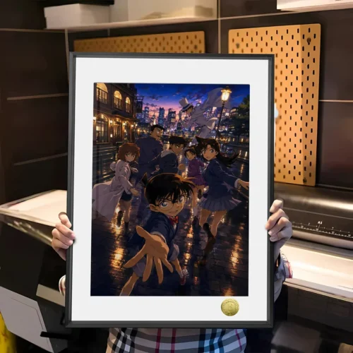 Main Character Group Decorative Painting - Detective Conan - HuangGua Studio - Image 1