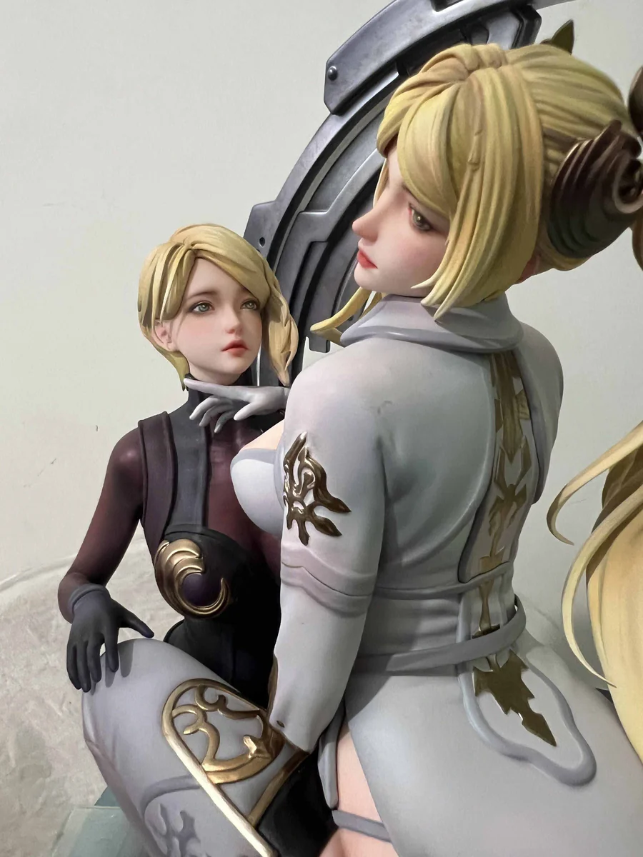 "Detailed 1/4 NieR Automata Commander limited edition resin statue, featuring the elegant sci-fi warrior alone, by Thunder Studio."