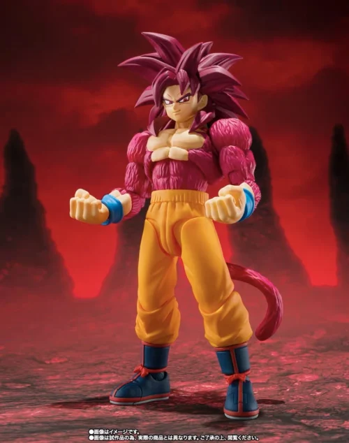 DAIMA S.H. Figuarts Super Saiyan 4 Son Goku - Dragon Ball Official Statue - TAMASHII - Image 1
