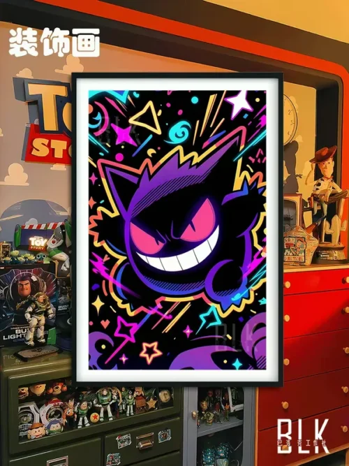Graffiti Gengar Decorative Painting - Pokemon - BLK Studio - Image 1