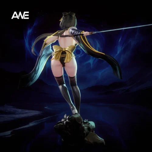"Limited Edition Wuthering Waves Drifter resin statue. Product gallery reveals dynamic action pose, intricate details, and premium quality."
