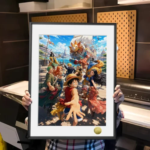 Straw Hat Pirates Group Portrait Decorative Painting - ONE PIECE - HuangGua Studio - Image 1