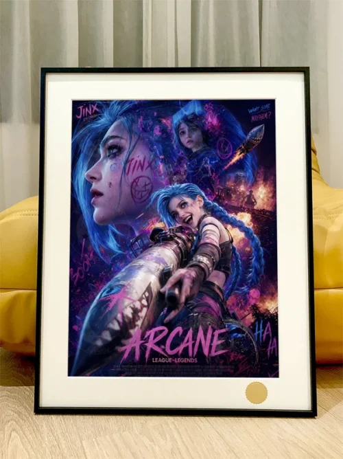 Jinx Cosmic Decorative Painting - League of Legends (LOL) - Xingkong Studio - Image 1
