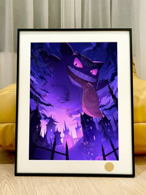Dark Night Gengar Decorative Painting - Pokemon - Xingkong Studio - Image 1