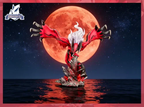 1/20 Scale World Zukan Yveltal with LED - Pokemon Resin Statue - Tujian MOMENT Studios - Image 1