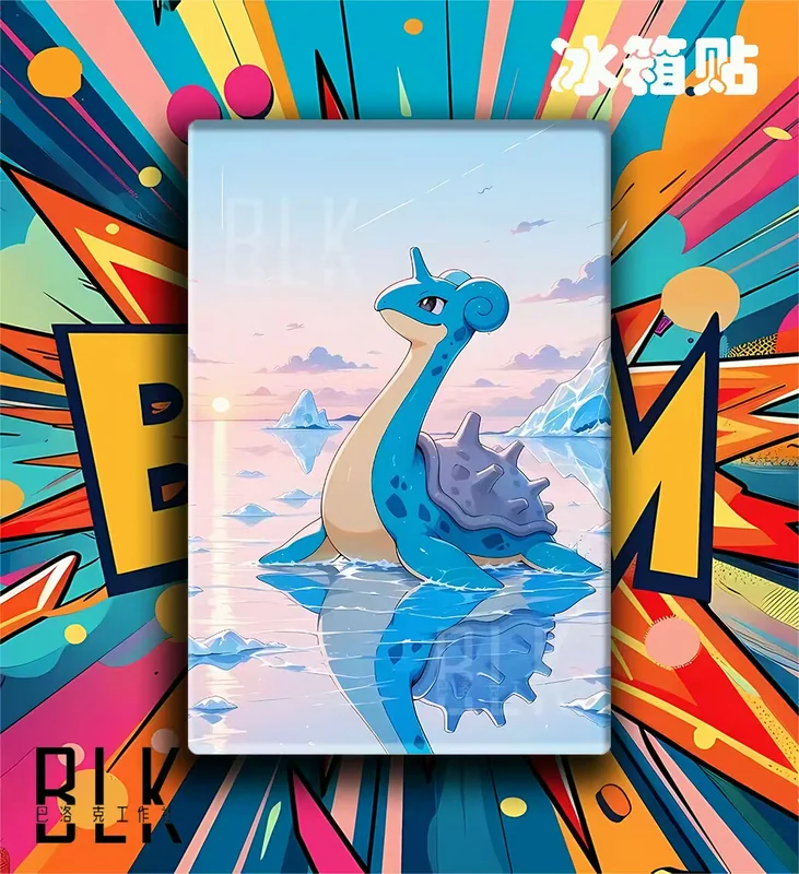 Glacial Lapras Decorative Painting - Pokemon - BLK Studio - Image 3