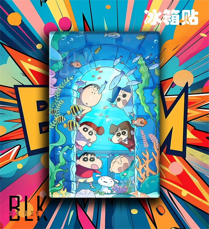 Water World Kasukabe Defense Force Decorative Painting - Crayon Shin-chan - BLK Studio - Image 3
