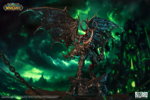 Bronze Colour Illidan Stormrage - World of Warcraft Official Statue - Blizzard Entertainment - Image 2