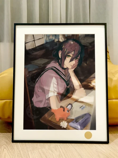 Reze in Classroom Decorative Painting - Chainsaw Man - Xingkong Studio - Image 1