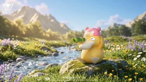 1/20 Scale World Zukan Psyduck Set 002 - Pokemon Statue - Wonder Studio - Image 2