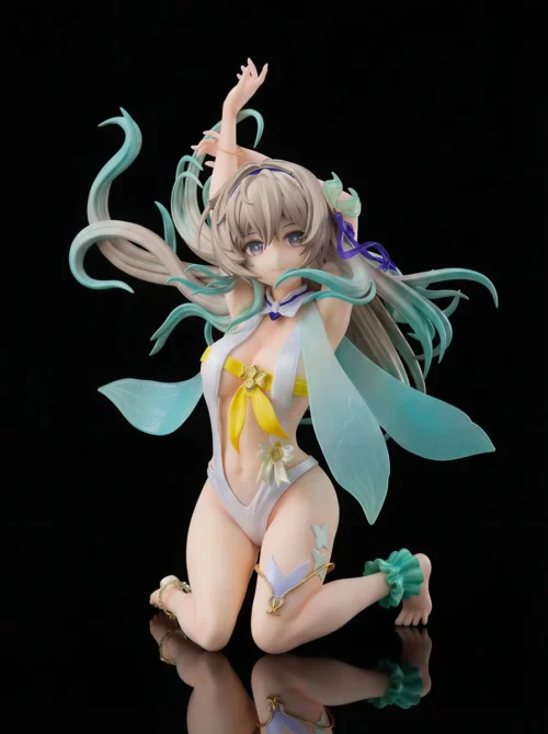 "Exquisite 1/6 Firefly Honkai: Star Rail statue showcasing her ethereal pose, delicate features, and captivating transparent effects, a premium collect."