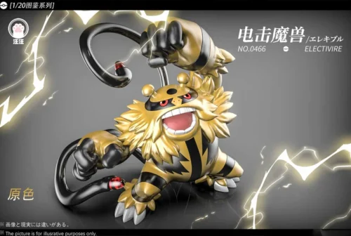 1/20 Scale World Zukan Roaring Version Electivire - Pokemon Resin Statue - Wang Wang Studio - Image 2