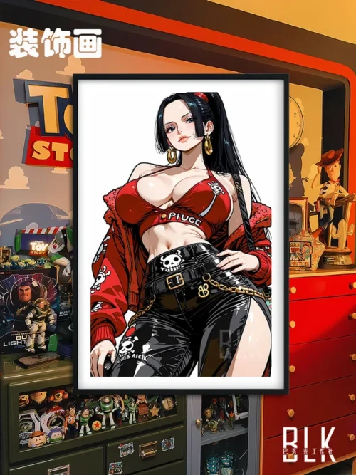 Punk Boa Hancock Decorative Painting - ONE PIECE - BLK Studio - Image 1