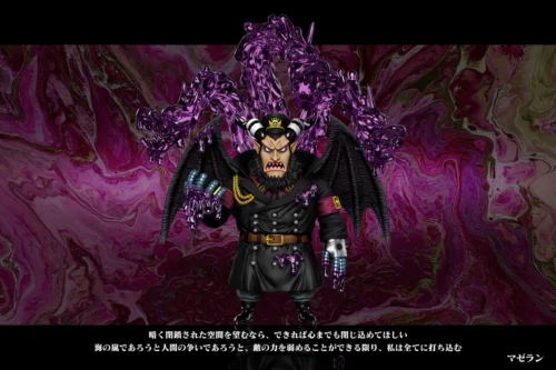 "One Piece Magellan Poison Dragon statue by A+ Institute Studio, a stunning main image showcasing the imposing warden and dynamic venom effects."