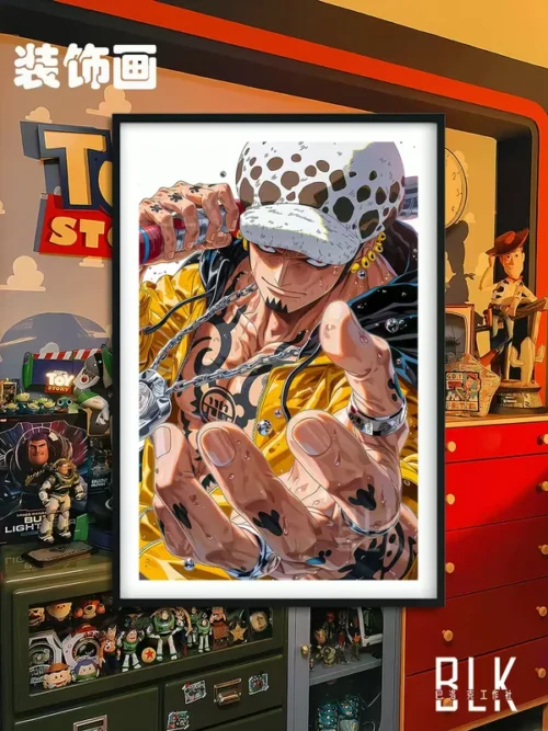 Trafalgar D. Water Law Decorative Painting - ONE PIECE - BLK Studio - Image 1