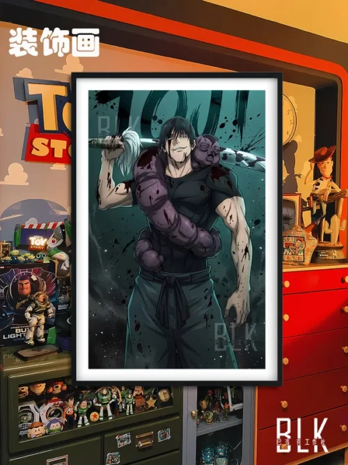 Toji Fushiguro Decorative Painting - Jujutsu Kaisen - BLK Studio - Image 1