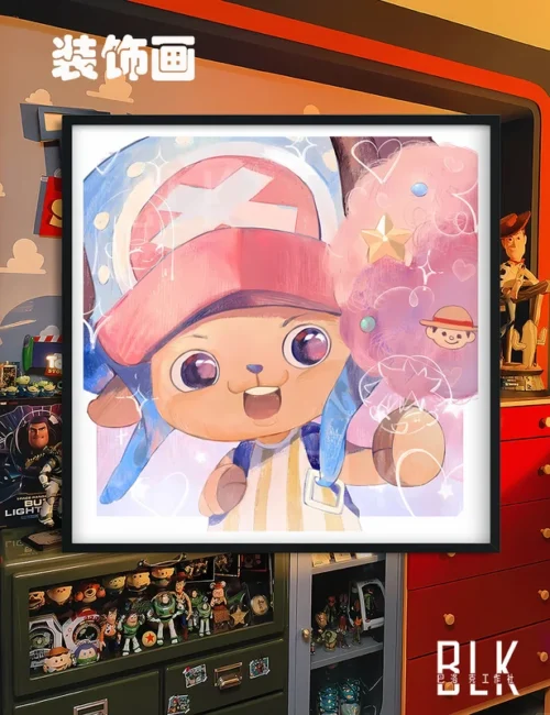 Cotton Candy Tony Tony Chopper Decorative Painting - ONE PIECE - BLK Studio - Image 1