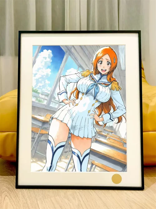 School Uniform Ver. Orihime Inoue Decorative Painting - Bleach - Xingkong Studio